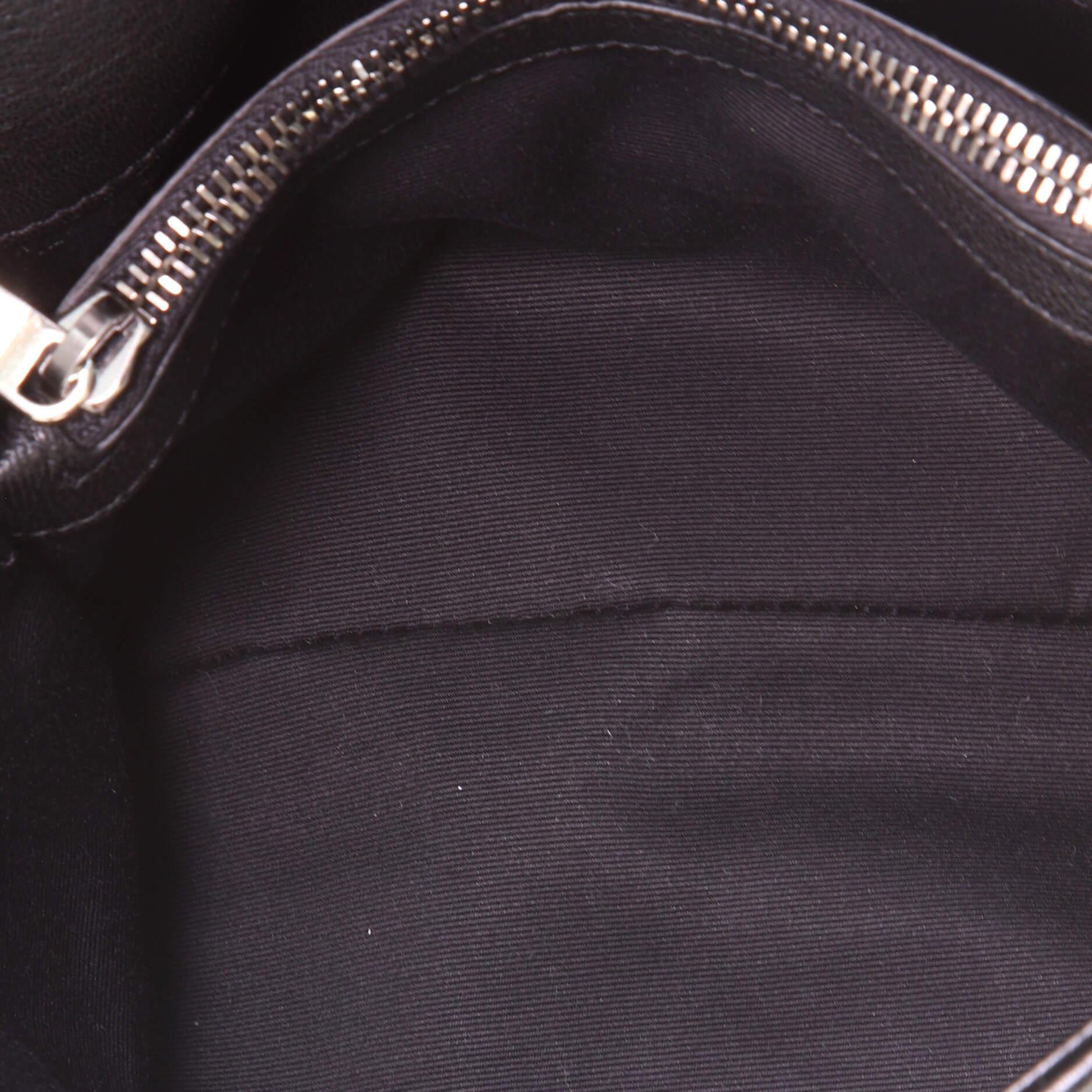 Saint Laurent Classic Monogram College Bag Matelasse Chevron Leather Medium 1