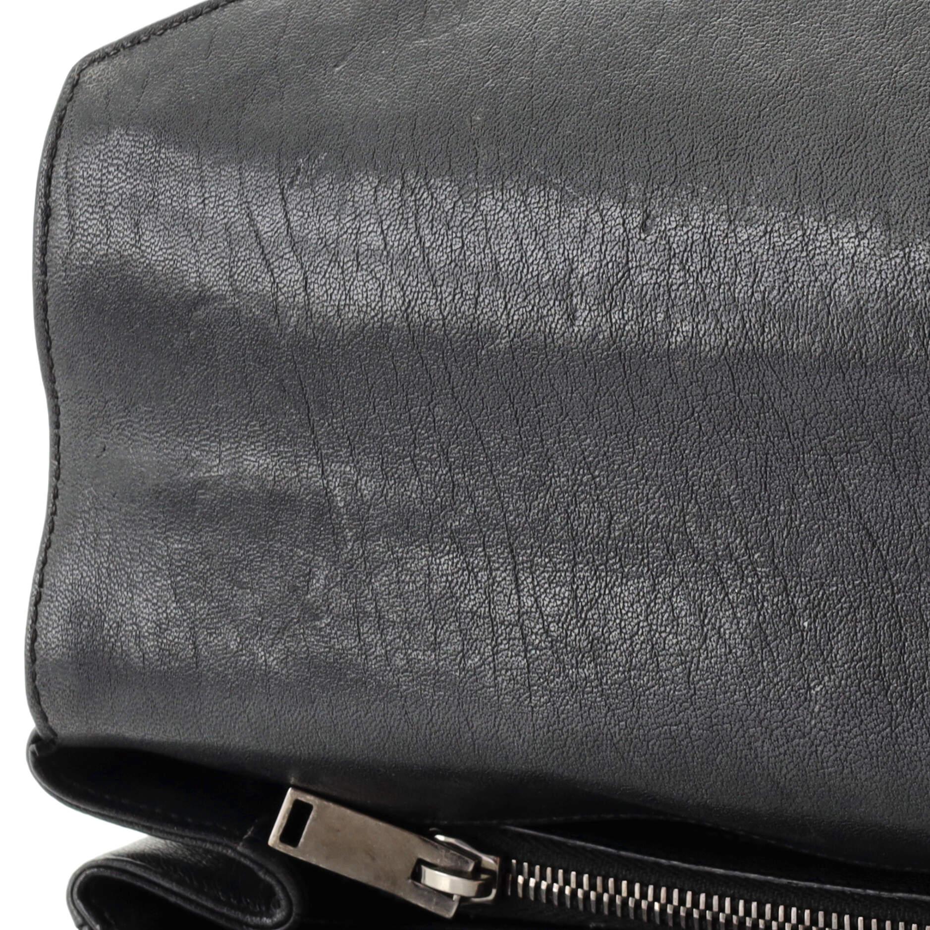 Saint Laurent Classic Monogram College Bag Matelasse Chevron Leather Medium 1