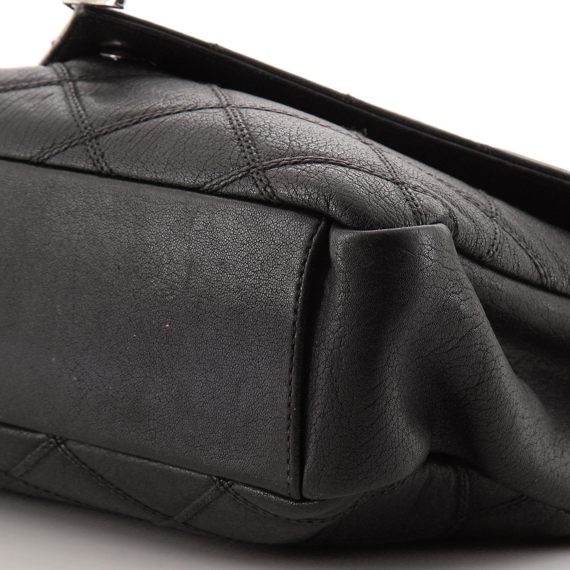 Saint Laurent Classic Monogram College Bag Quilted Leather Large 1