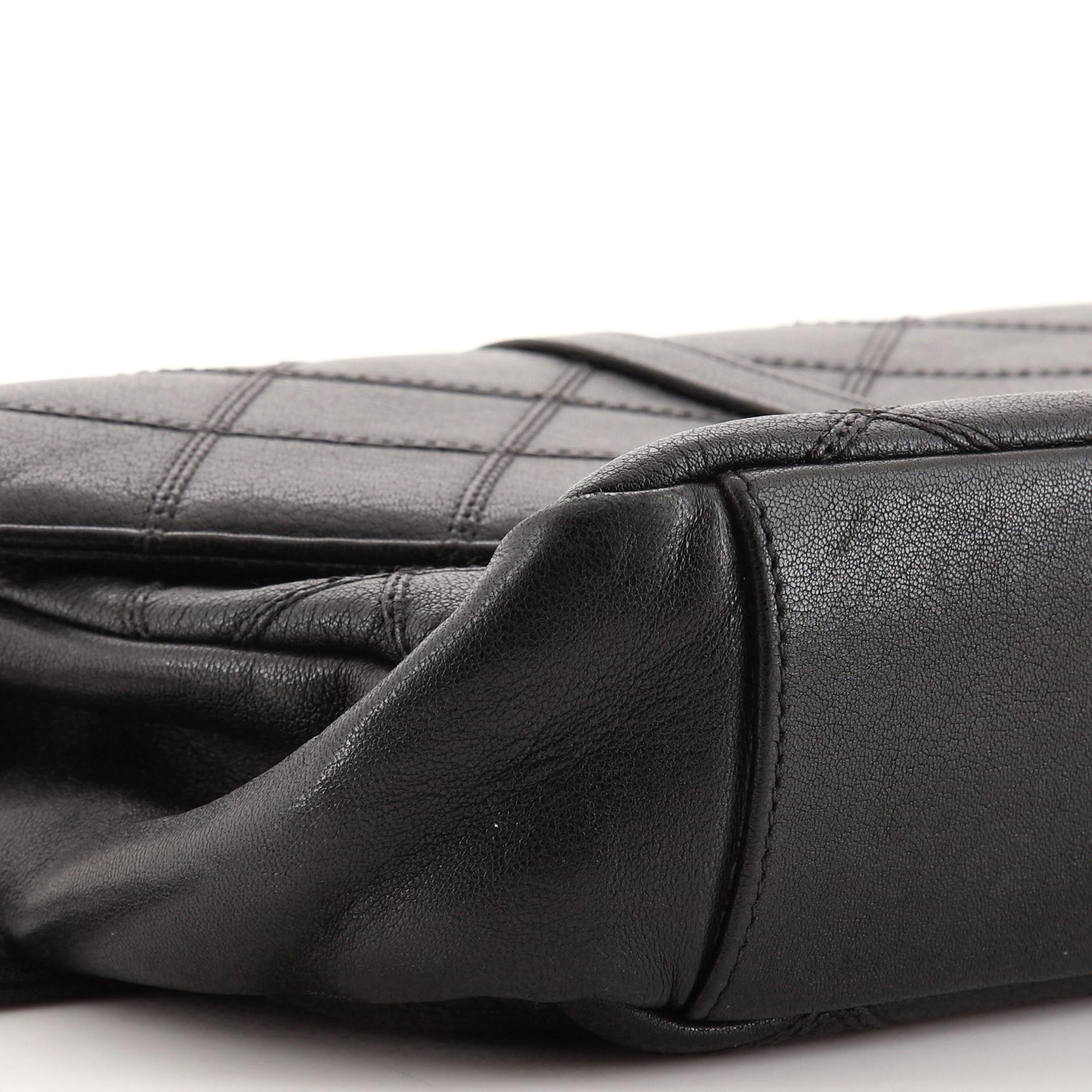 Saint Laurent Classic Monogram College Bag Quilted Leather Large 4
