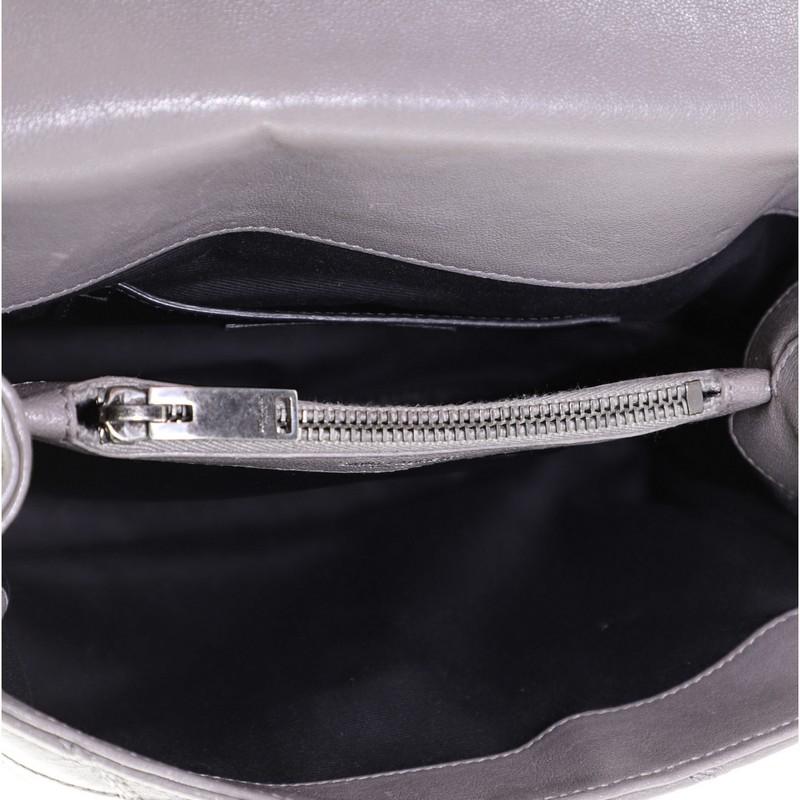 Saint Laurent Classic Monogram College Bag Quilted Leather Medium 3