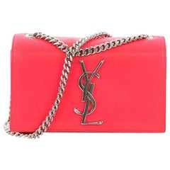 Saint Laurent Classic Monogram Crossbody Bag Calfskin Small