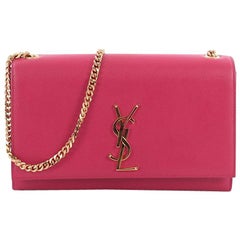 Saint Laurent Classic Monogram Crossbody Bag Grainy Leather Medium