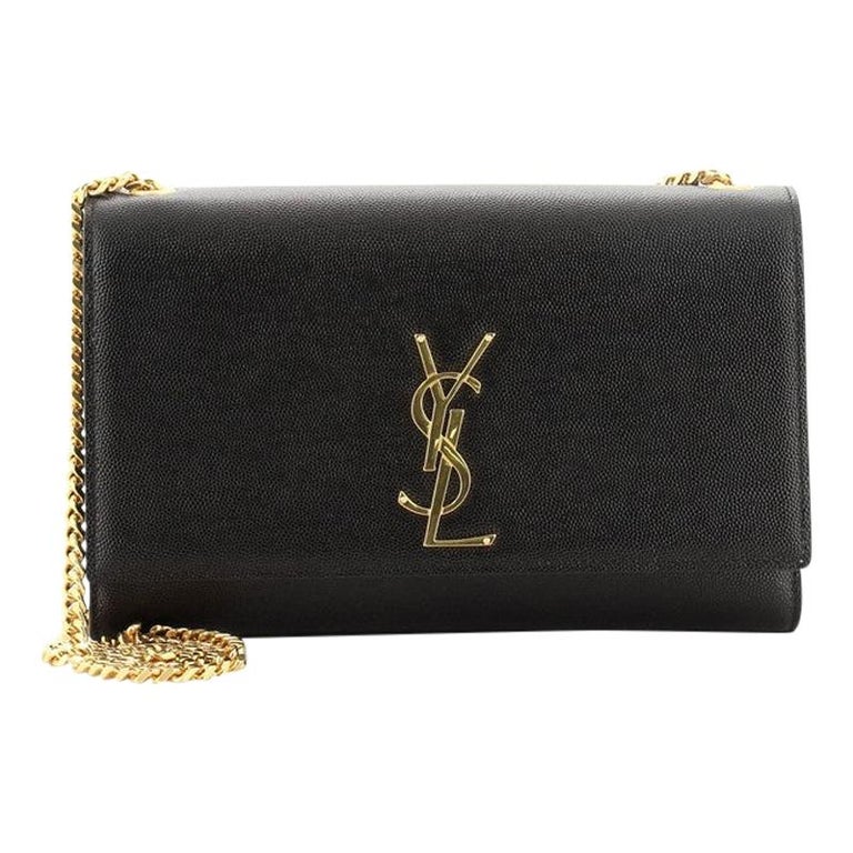 Saint Laurent Classic Monogram Crossbody Bag Grainy Leather Medium at