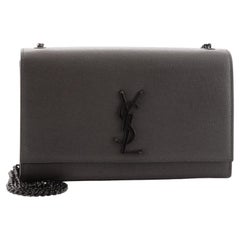 Saint Laurent Classic Monogram Crossbody Bag Grainy Leather Medium