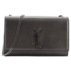 Saint Laurent Classic Monogram Crossbody Bag Grainy Leather Medium
