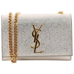Saint Laurent Classic Monogram Crossbody Bag Grainy Leather Small