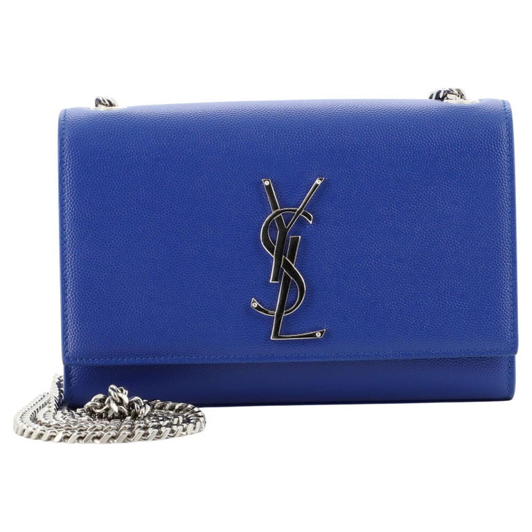 Saint Laurent Classic Monogram Crossbody Bag Grainy Leather Small For