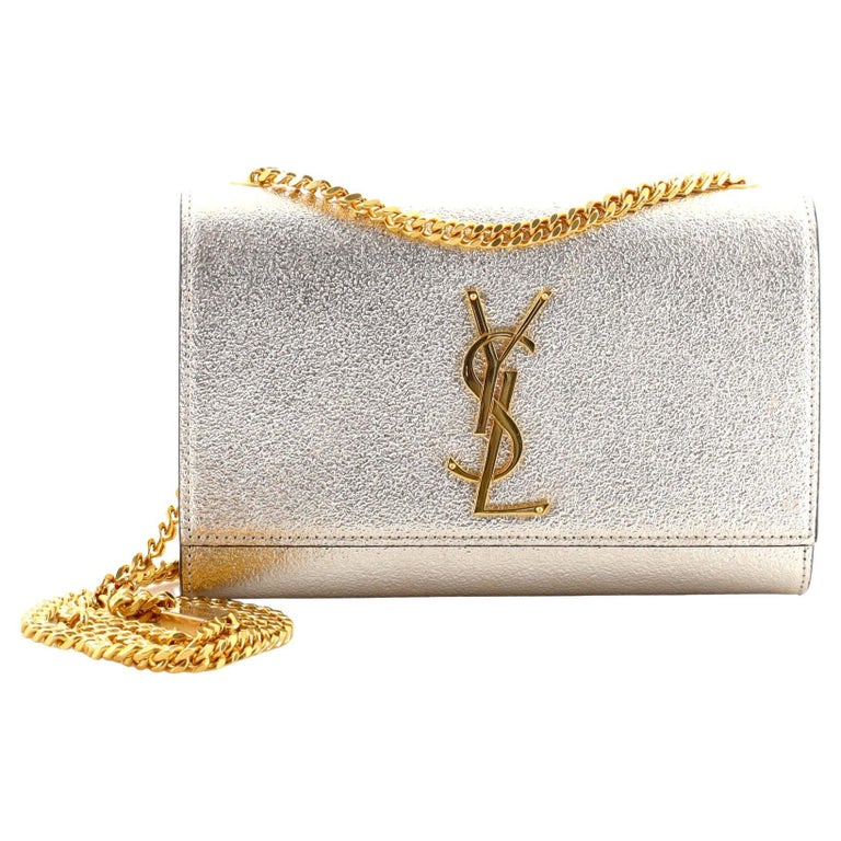 Saint Laurent Classic Monogram Crossbody Bag Grainy Leather Small at