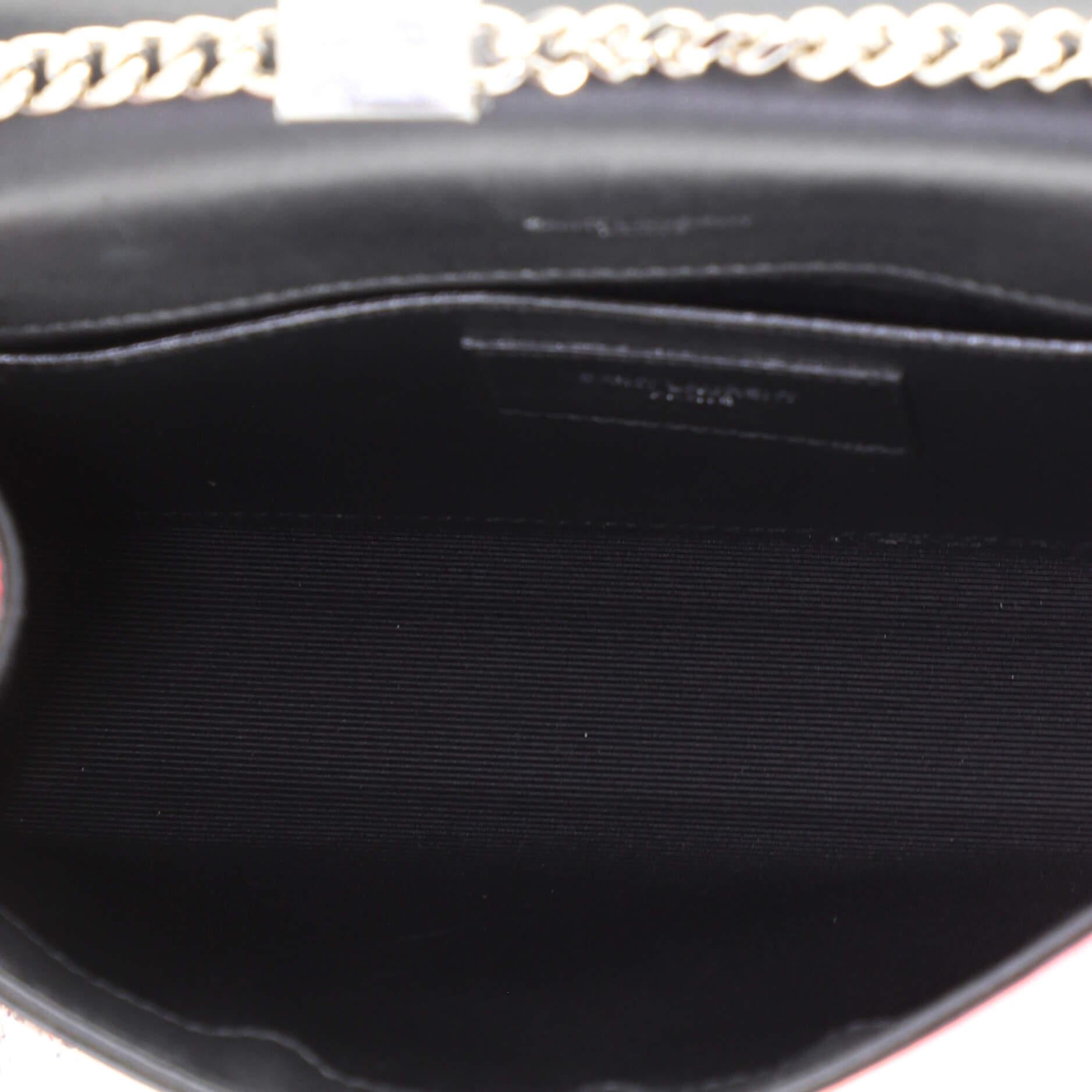 Women's or Men's Saint Laurent Classic Monogram Crossbody Bag Grainy Patent Small