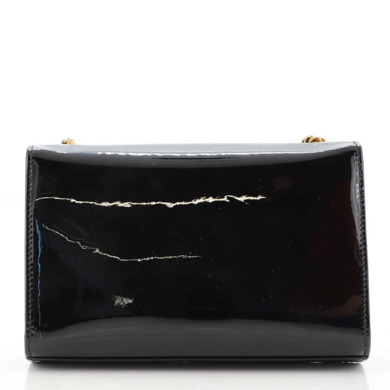 Saint Laurent Classic Monogram Crossbody Bag Patent Small For Sale at