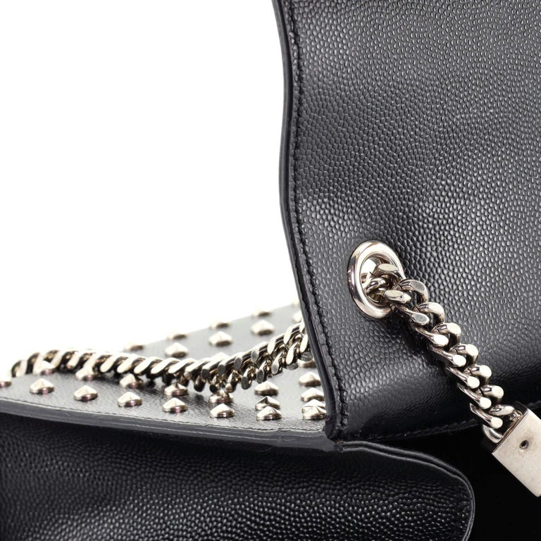 Saint Laurent Classic Monogram Crossbody Bag Studded Leather Medium at