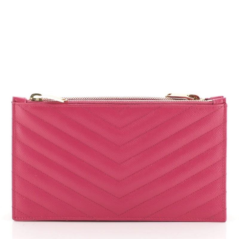 saint laurent zip wallet