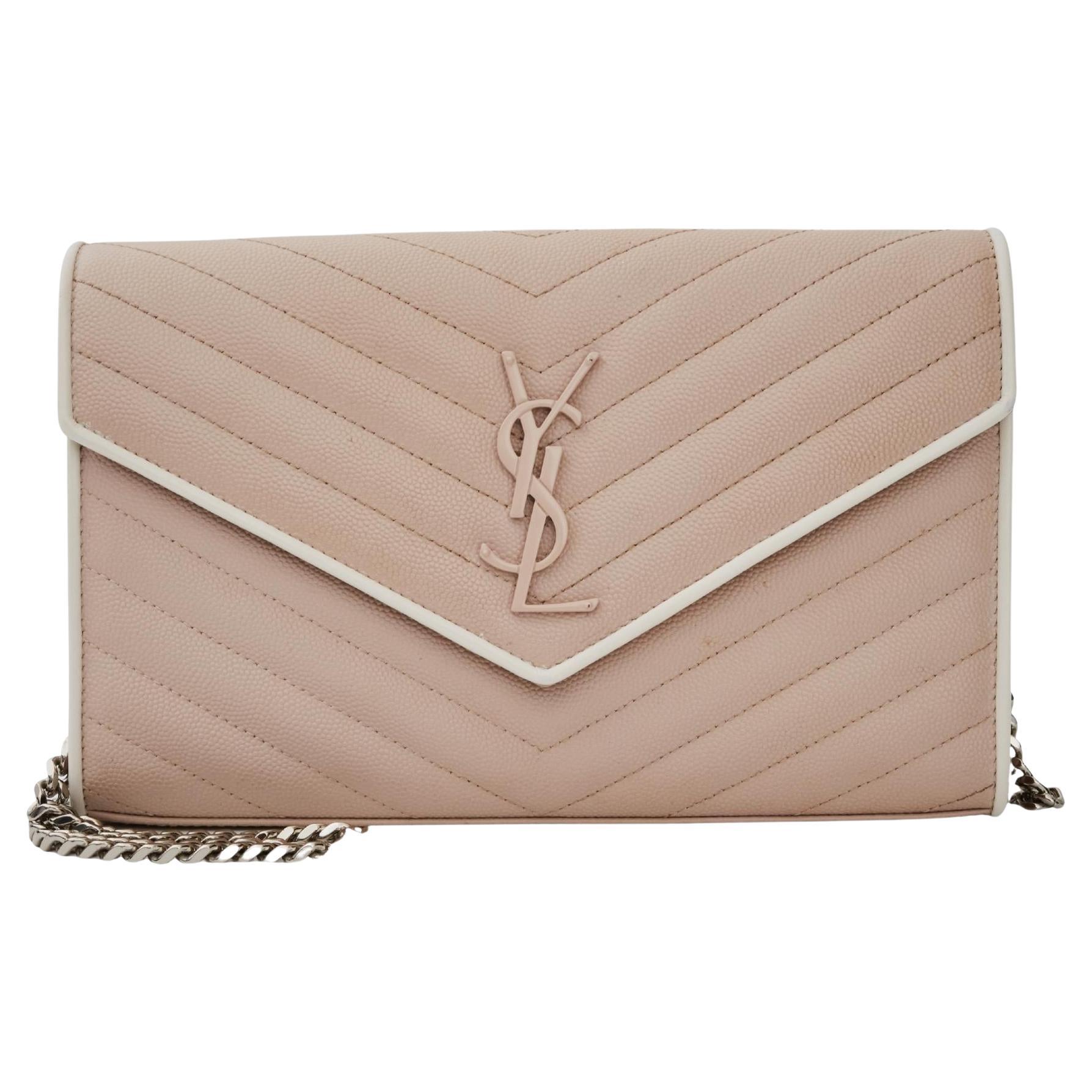 ysl clutch with chain