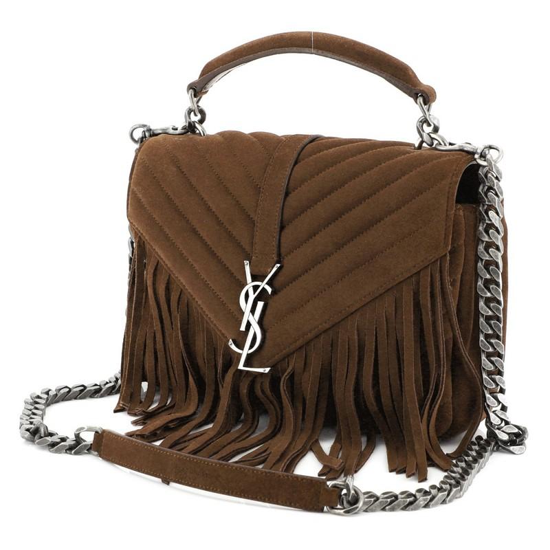 wildleder tasche braun