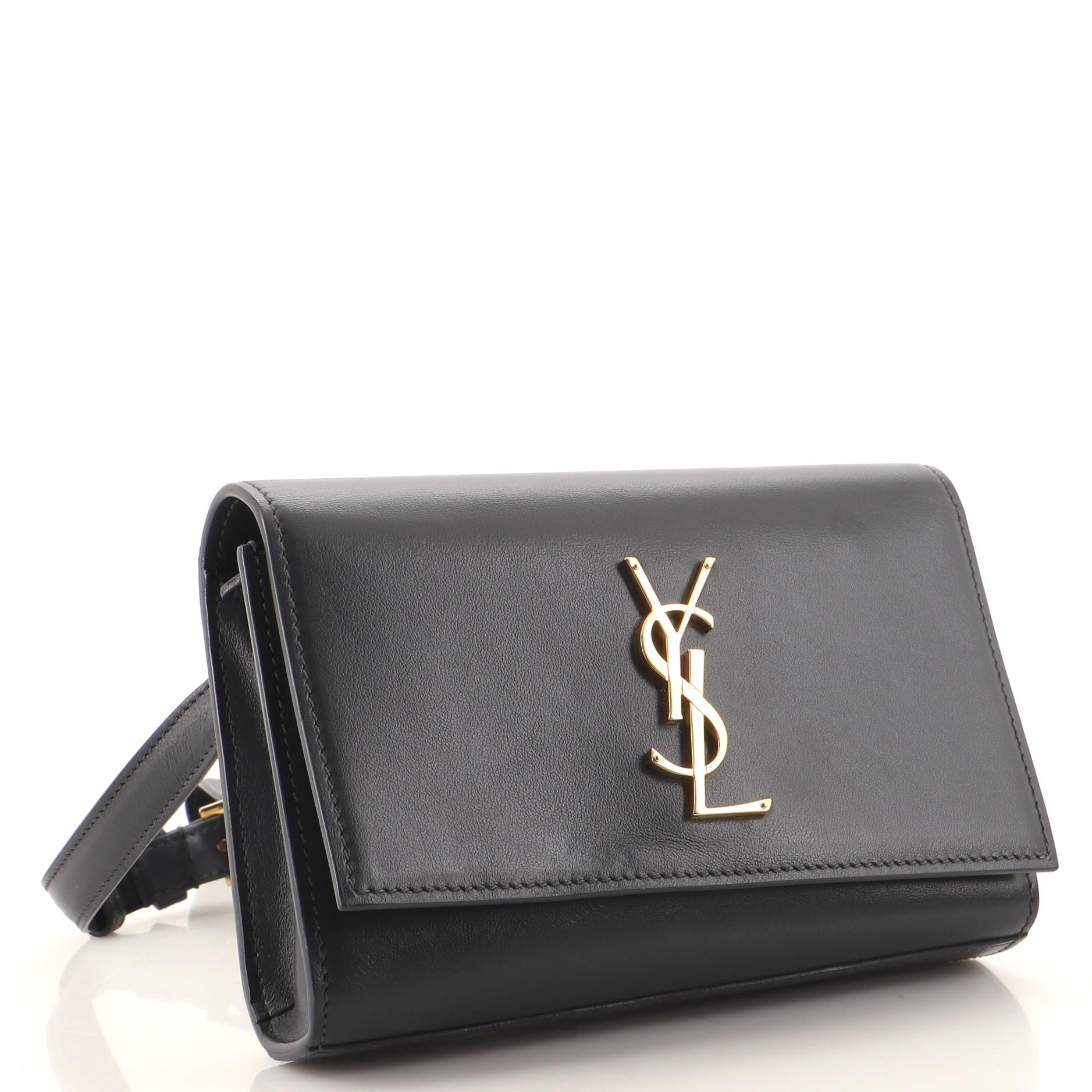 Saint Laurent Classic Monogram Kate Belt Bag Leather at 1stDibs ysl