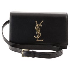 Saint Laurent Classic Monogram Kate Belt Bag Leather at 1stDibs