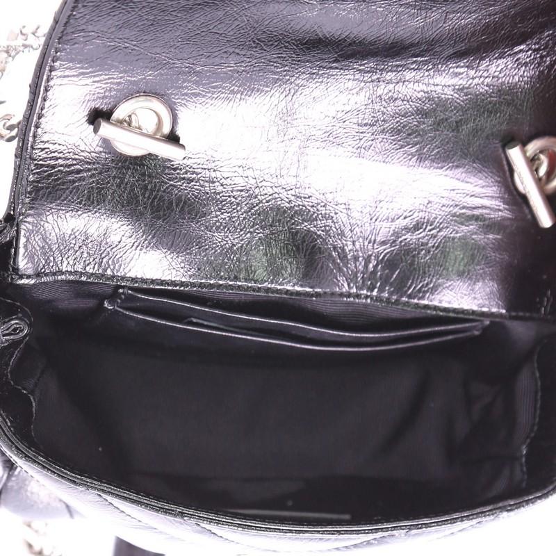 Saint Laurent Classic Monogram Punk Chain Bag Matelasse Chevron Leather Baby 1