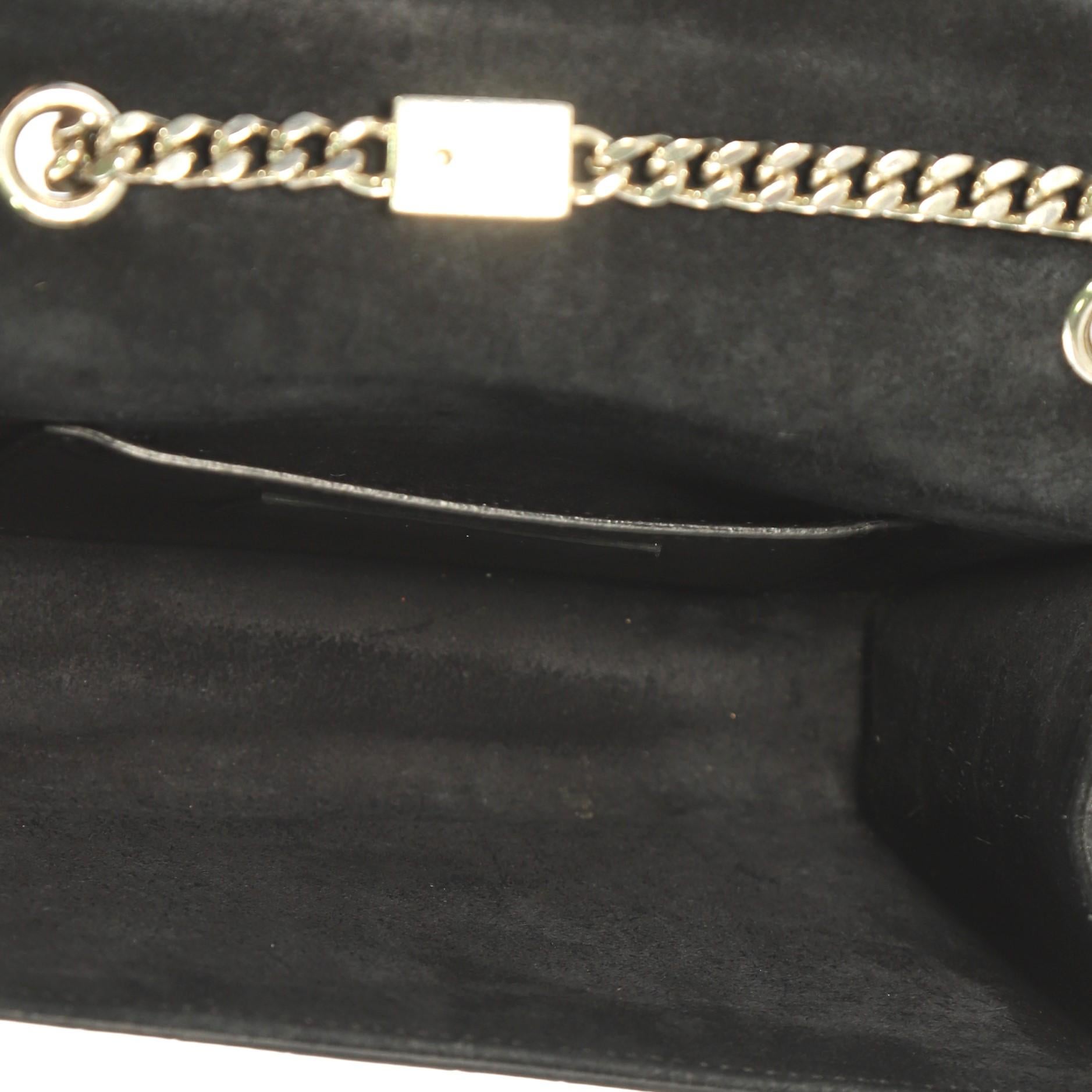 Saint Laurent Classic Monogram Tassel Crossbody Bag Crocodile Embossed Leather  1