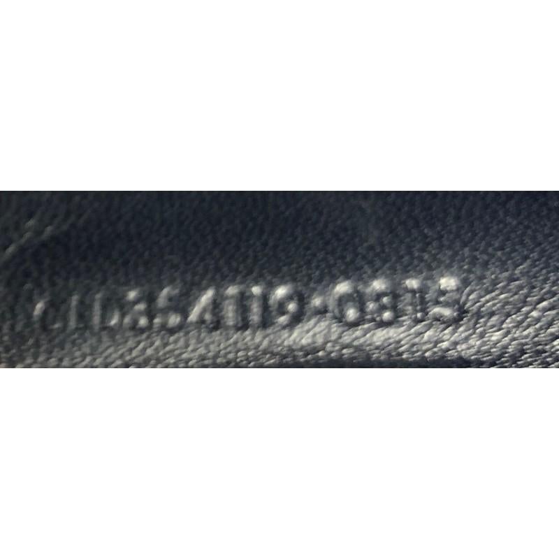 Saint Laurent Classic Monogram Tassel Crossbody Bag Crocodile Embossed Leather In Good Condition In NY, NY