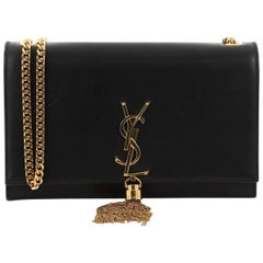 Saint Laurent Classic Monogram Tassel Crossbody Bag Leather Medium