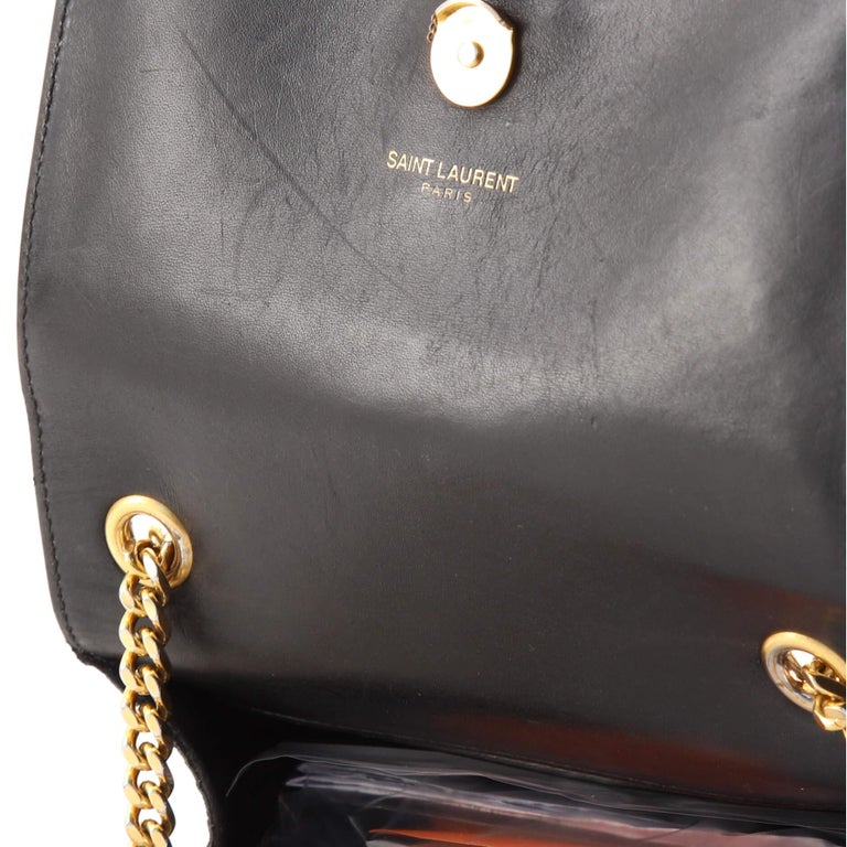 Saint Laurent Classic Monogram Tassel Crossbody Bag Leather Small For Sale 6
