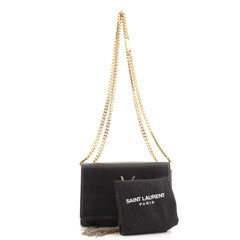 Saint Laurent Classic Monogram Tassel Crossbody Bag Leather Small