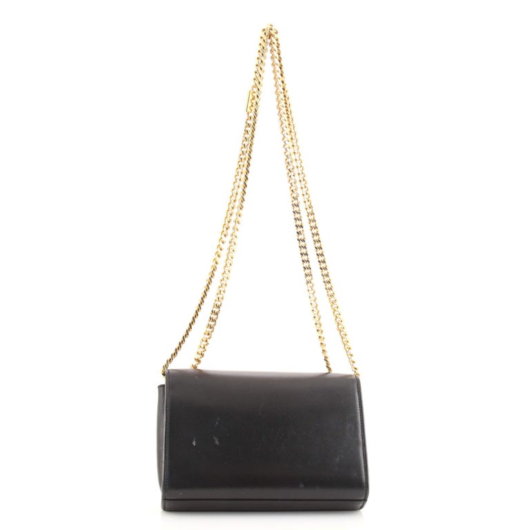 Women's Saint Laurent Classic Monogram Tassel Crossbody Bag Leather Small For Sale