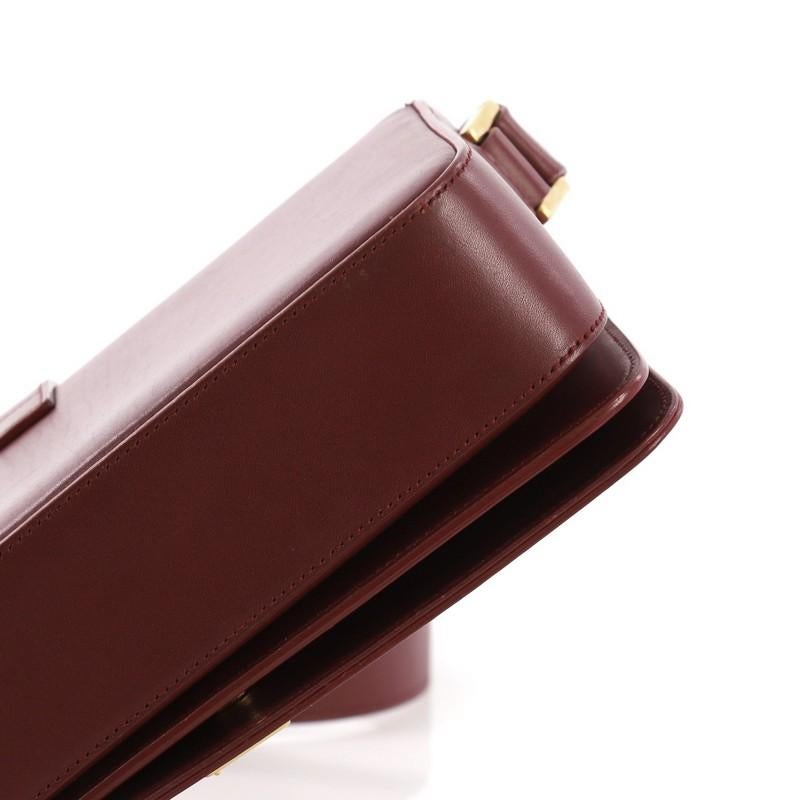 Saint Laurent Classic Monogram Universite Bag Leather Medium In Good Condition In NY, NY