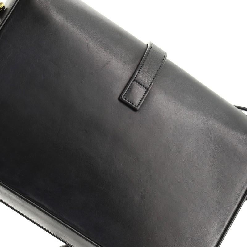 Saint Laurent Classic Monogram Universite Bag Leather Medium In Good Condition In NY, NY