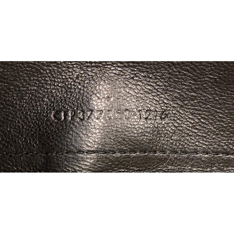 Saint Laurent Classic Monogram Wallet on Chain Matelasse Chevron Leather  4