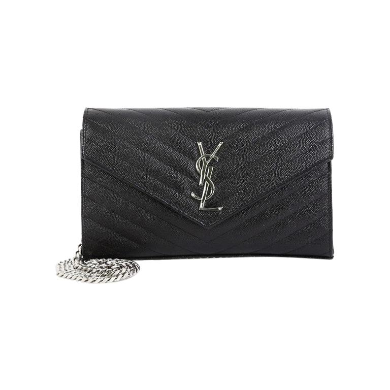 saint laurent medium wallet on chain
