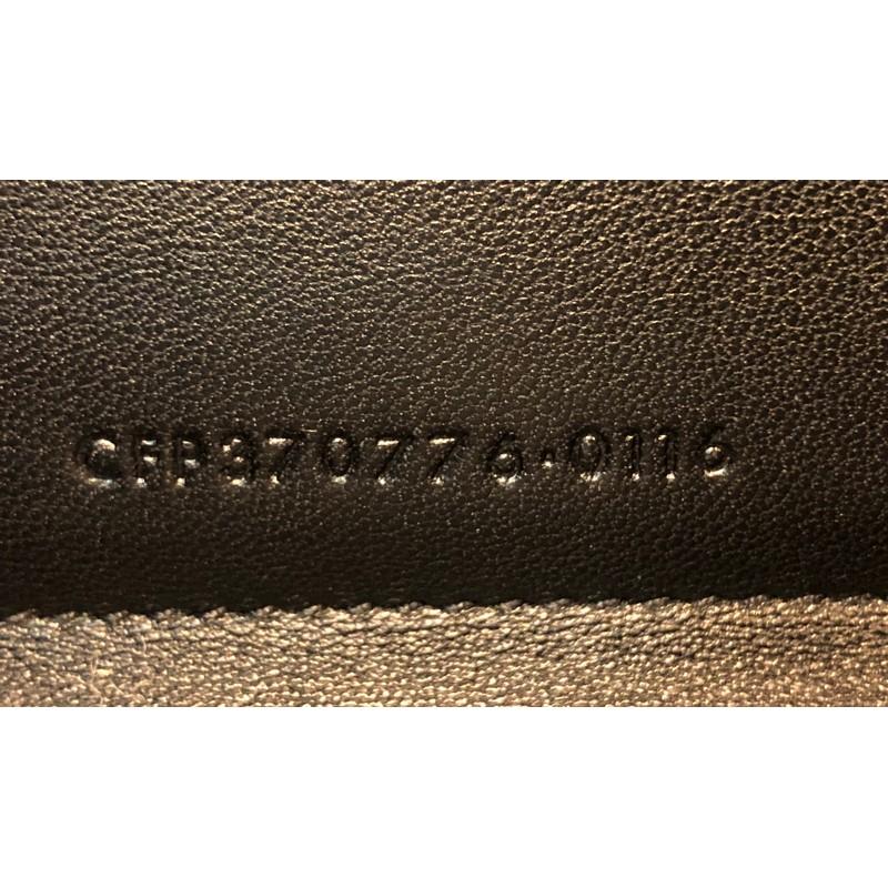 Saint Laurent Classic Monogram Zip Around Wallet Crocodile Embossed Leather 1