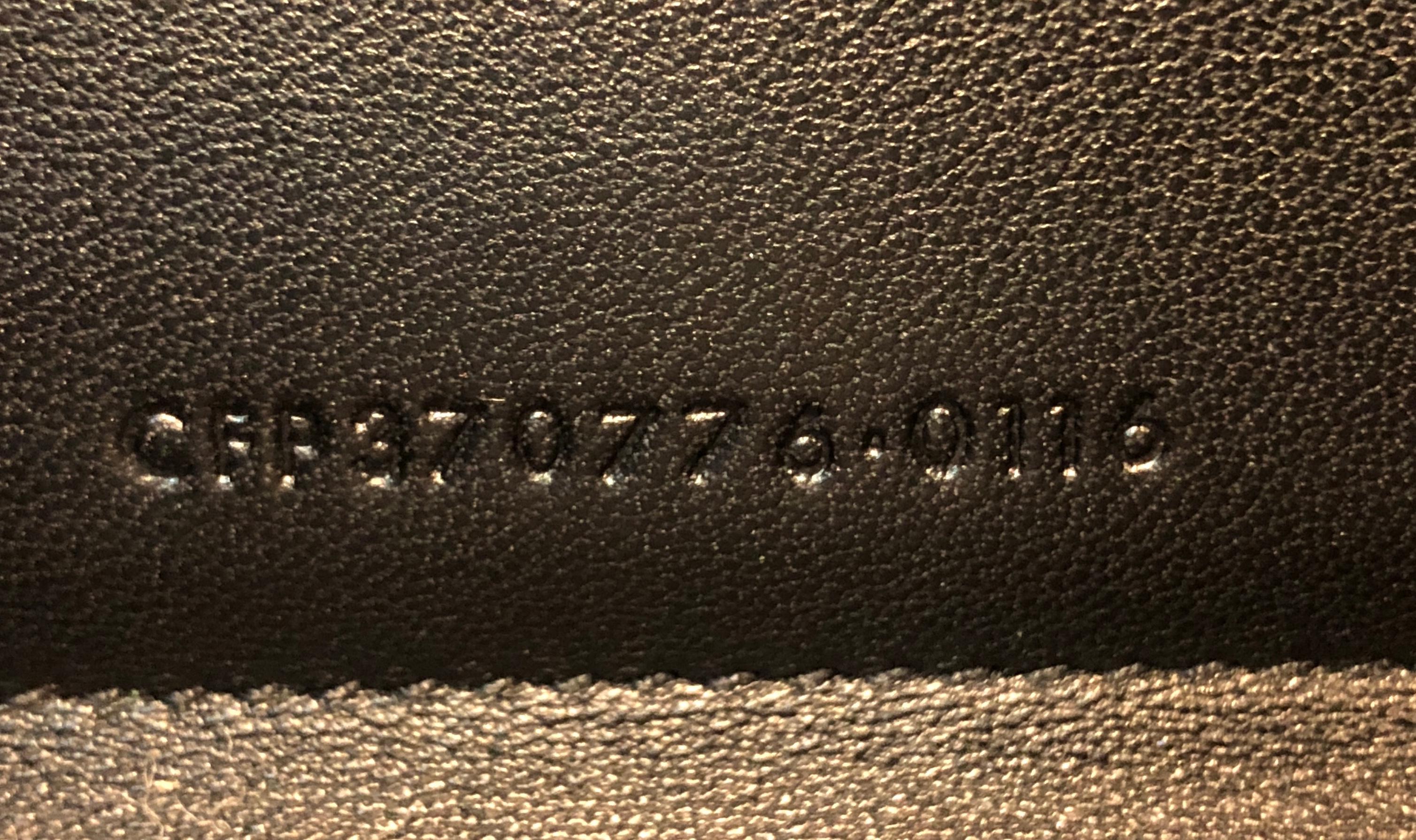Saint Laurent Classic Monogram Zip Around Wallet Crocodile Embossed Leather 2