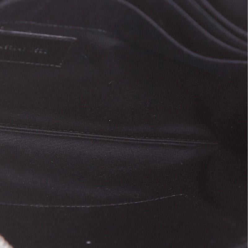 Saint Laurent Classic Monogram Zip Pouch Leather Medium 1