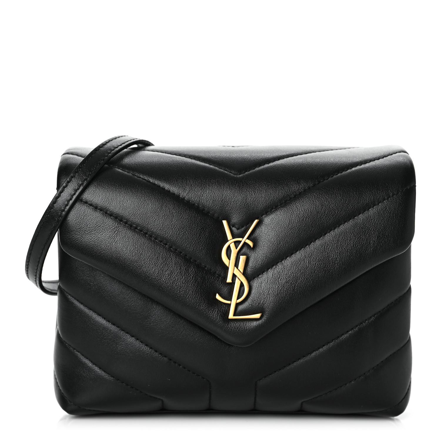 SAINT LAURENT Classic Toy LOU LOU bag with Gold hardware black 2020 In Excellent Condition For Sale In Montreal, Quebec