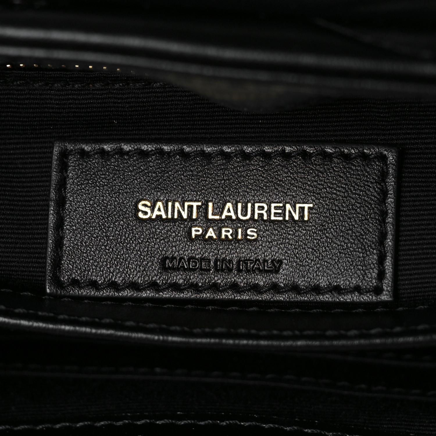 SAINT LAURENT Classic Toy LOU LOU bag with Gold hardware black 2020 For Sale 5