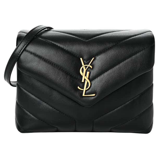 SAINT LAURENT Classic Toy LOU LOU bag with Gold hardware black 2020 For ...