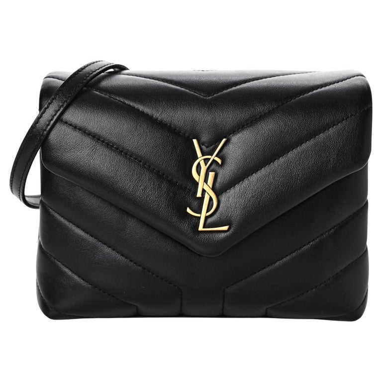 SAINT LAURENT Classic Toy LOU LOU bag with Gold hardware black 2020 For  Sale at 1stDibs