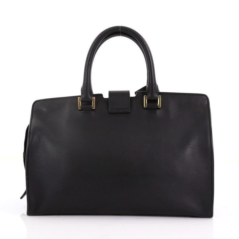 Saint Laurent Classic Y Cabas Leather Small In Good Condition In NY, NY