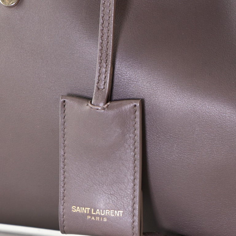Saint Laurent Classic Y Cabas Leather Small at 1stDibs