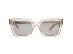 Lunettes de soleil Wayfarer en acétate transparent Saint Laurent