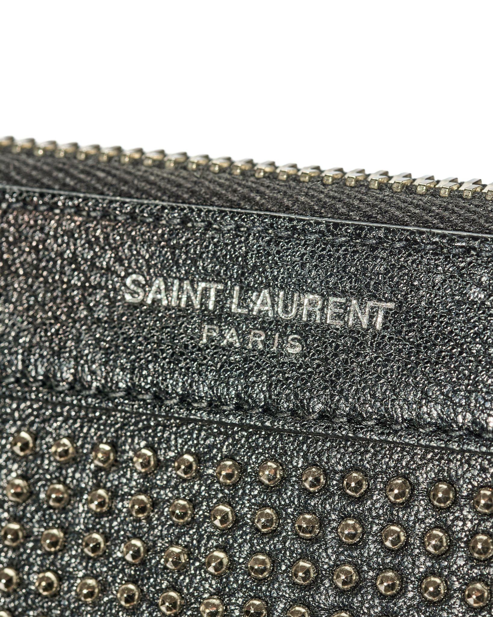 Saint Laurent Pochette MM Clous Noir en vente 5
