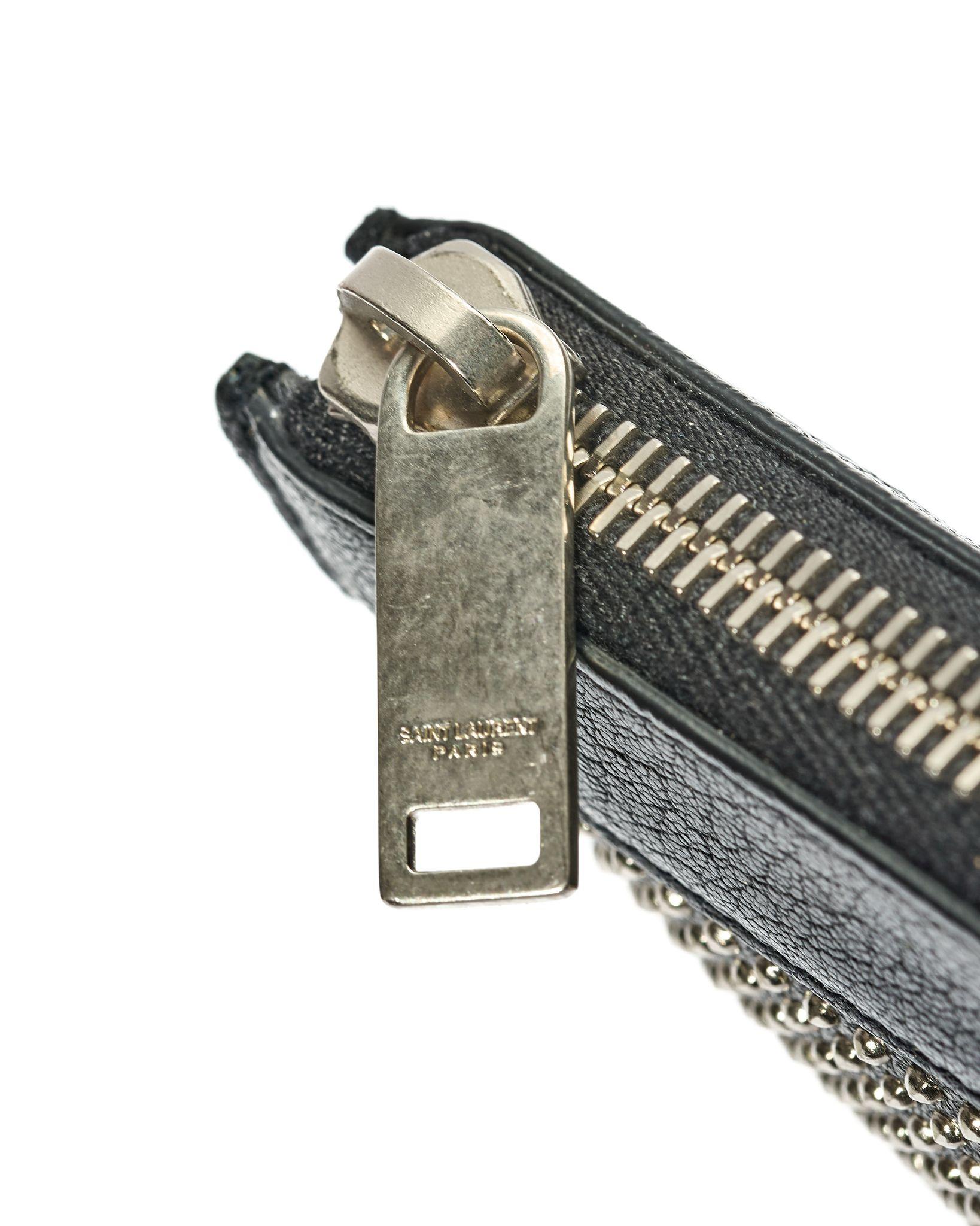 Saint Laurent Pochette MM Clous Noir en vente 6