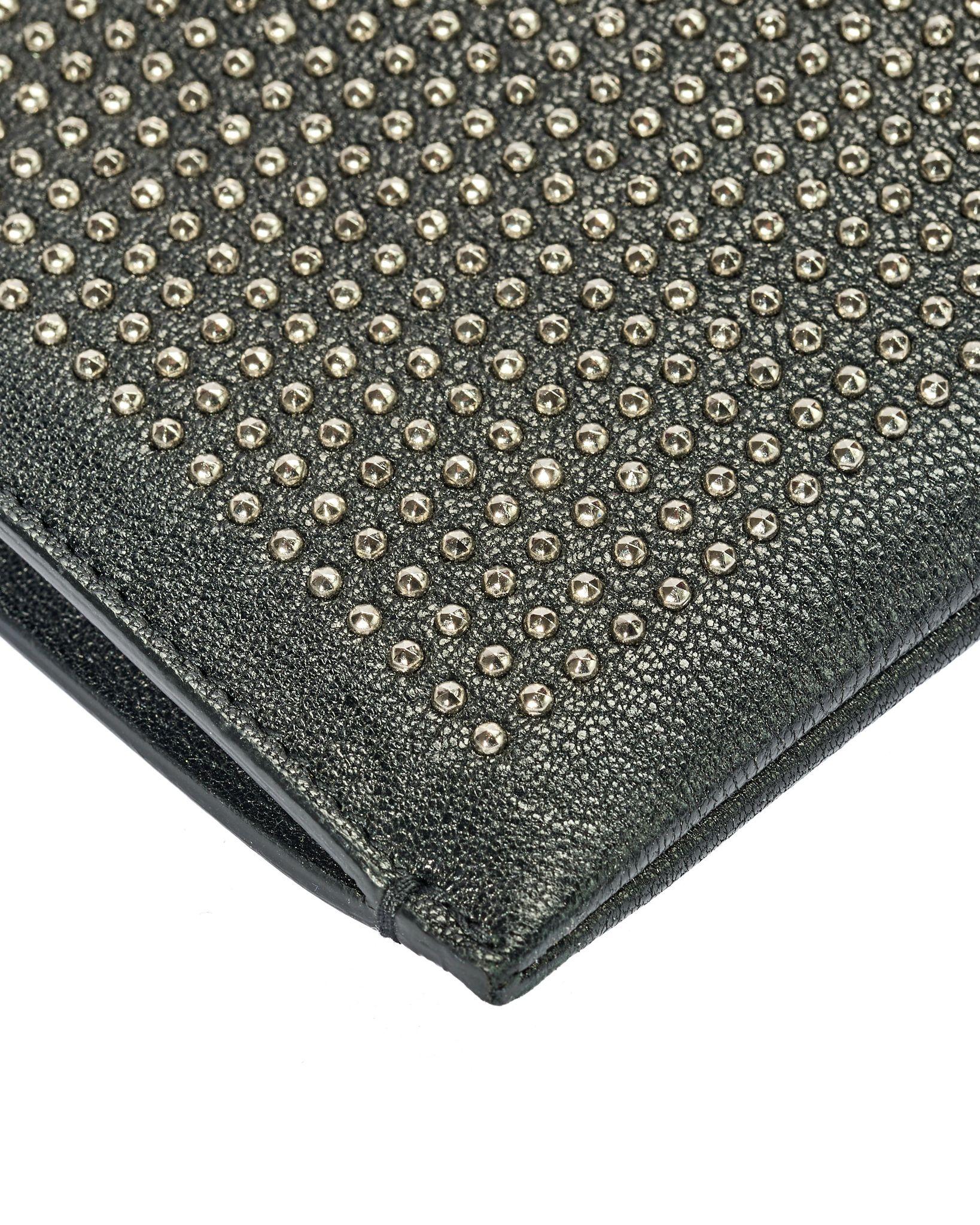 Saint Laurent Pochette MM Clous Noir en vente 2