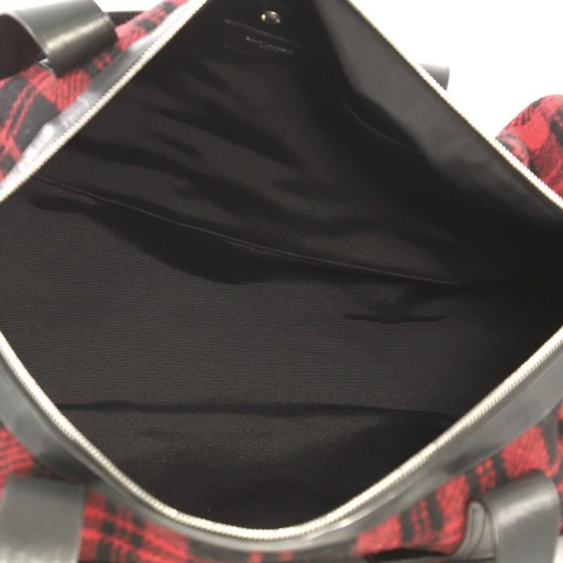 Women's or Men's Saint Laurent Convertible Weekender Bag Wool 