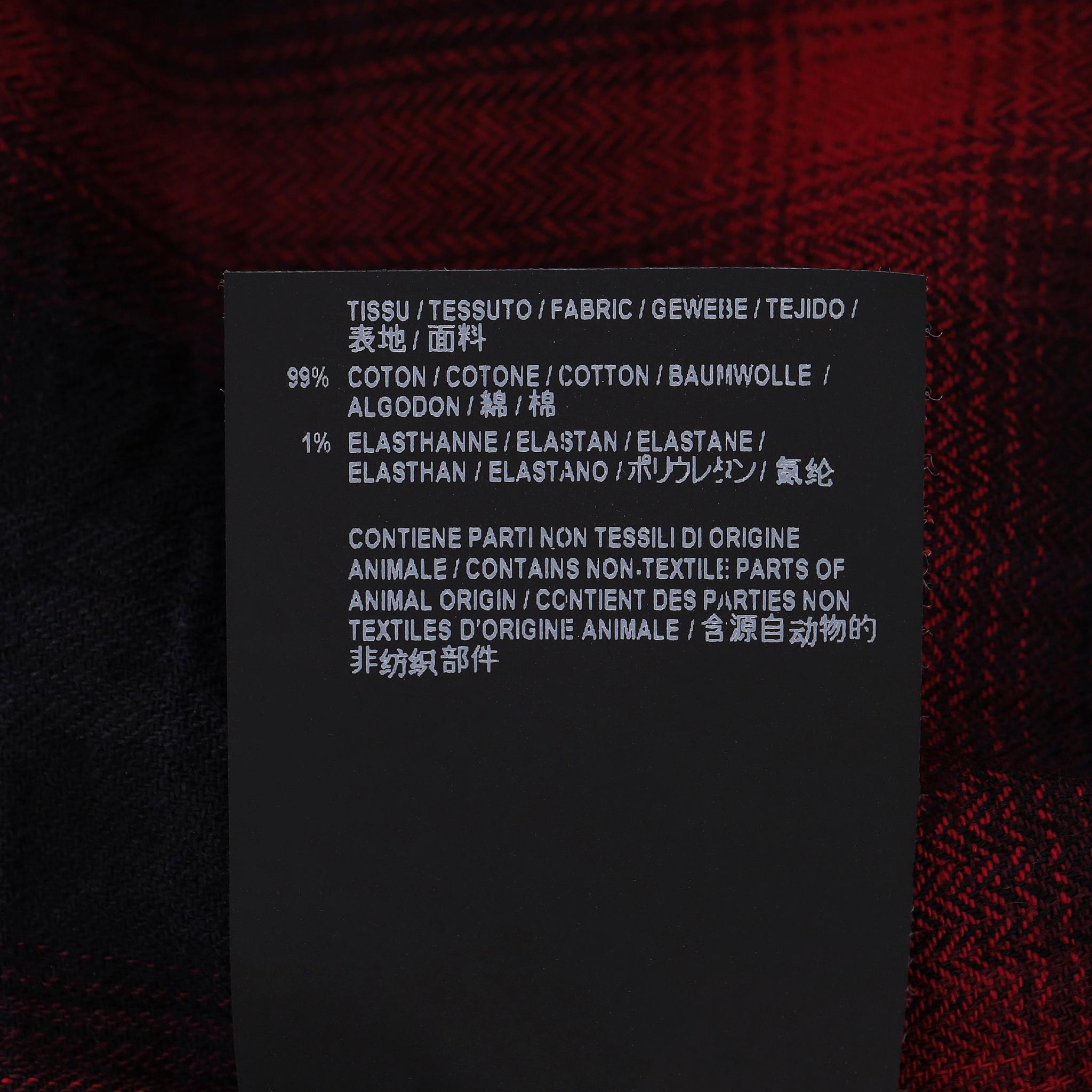 Saint Laurent Cotton Checked Shirt in vendita 2
