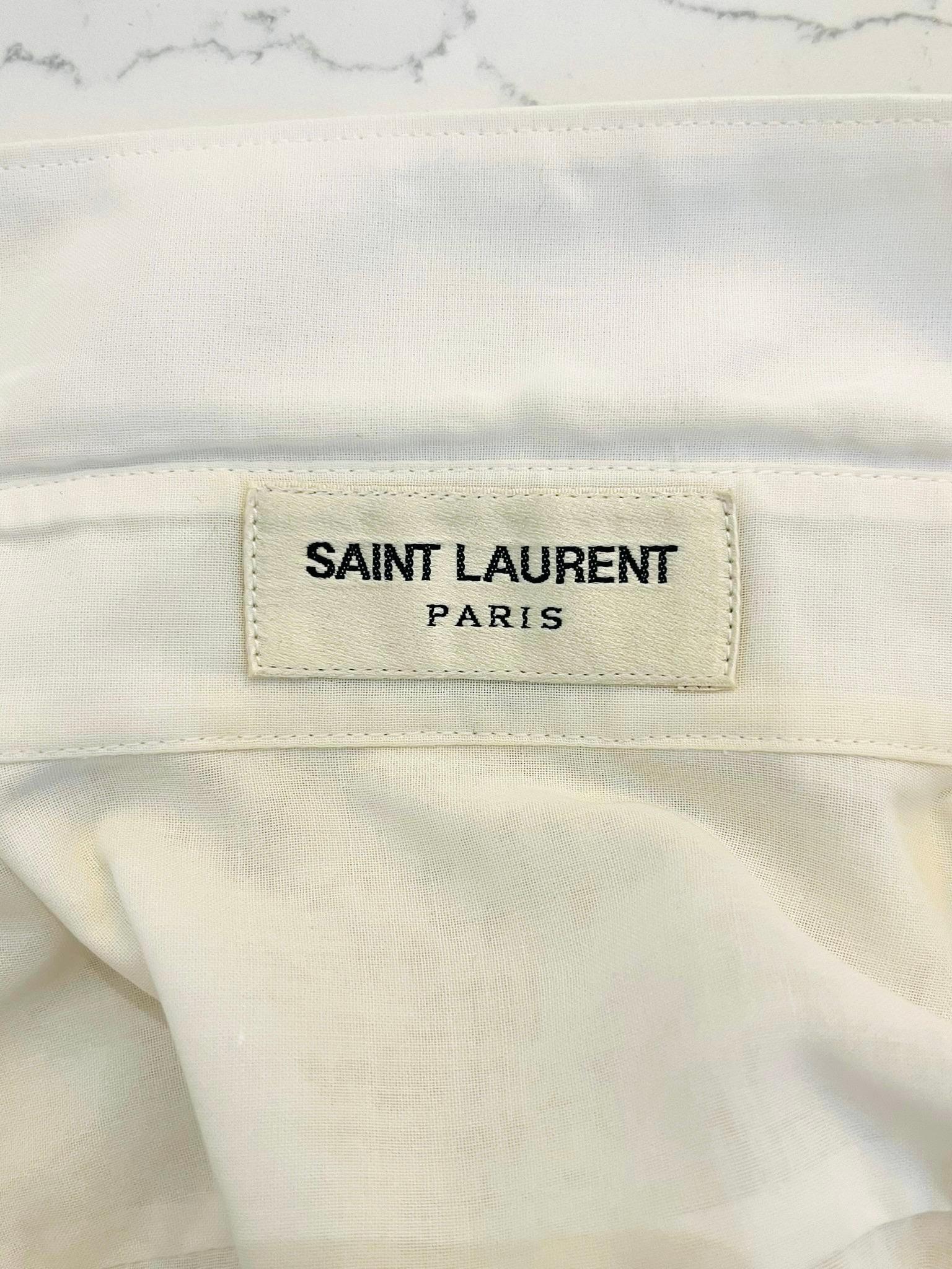 Saint Laurent Cotton Shirt For Sale 1