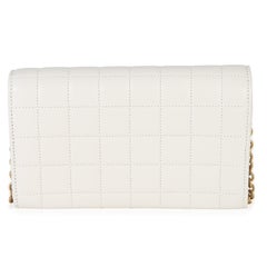 Saint Laurent Crema Soft Calfskin Le Maillon Wallet On Chain