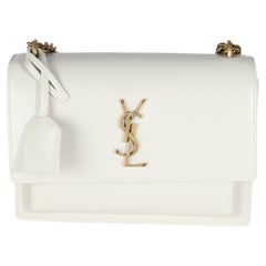 Saint Laurent Crema Soft Calfskin Medium Sunset Chain Bag
